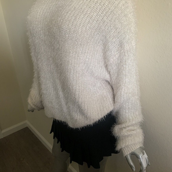 A.n.a. A New Approach Women Ivory Pullover Sweater Petite XL NWT Lose Fit Baggy - Picture 9 of 10